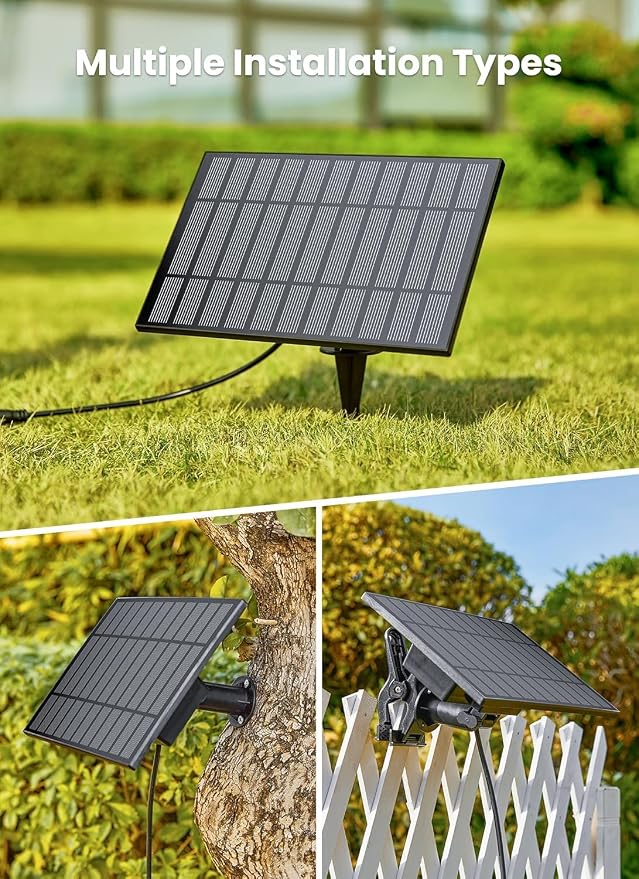 Brightown 58FT 26LED Solar String Lights Outdoor with USB Port, Shatterproof Bulbs, 3 Lighting Modes, Patio Lights Solar Powered for Camping Backyard Garden Decor - Last for 20+Hrs