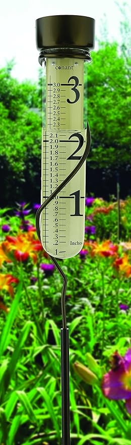 Conant Décor VRG6BP Grande View Rain Gauge (Bronze Patina)