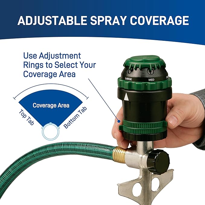 10-Pack Orbit 58573N H2O-6 Gear Drive Sprinkler - Versatile Gear Drive for Efficient Lawn Watering