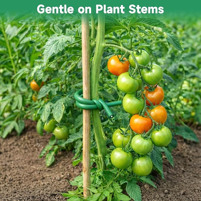 KINGLAKE Green Garden Wire with Pliers - 132 Feet 3.5mm Garden Ties Soft Plant Twist Ties Plant Wire for Climbing Plants Tomatoes Support Vines Vegetables Flowers Indoor & Outdoor Gardening Training
