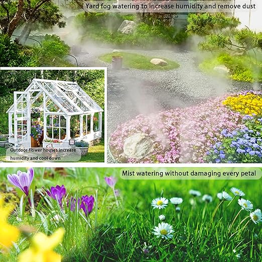 160Ft Drip Irrigation System with Water Timer for Garden, Main Water Hose ID 1/2inch 30Ft, 1/4in 130Ft, Sufficient Water Pressure, Irrigation Dripper Waterflow Evenly, Easy DIY Garden Watering System