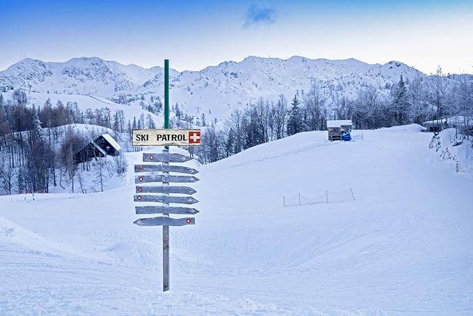 Vintage Tin Sign Retro Metal Ski Patrol Signs For Home Decor Stylish Wall Art Plaques Gift For Outdoor Home Bathroom Kitchen And Gothic Wall Decor In Every Room 4x16 In