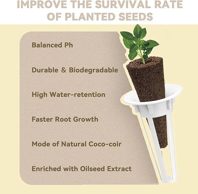 Wild Flower Seed Hydroponic Pod Kit Compatible with Aerogarden, Ahopegarden, Letpot, 7 Pods with Variety Seeds(Blush Hibiscus, Coneflower, Dahlia, Viola, Lavender, French Marigold, Snapdragon)