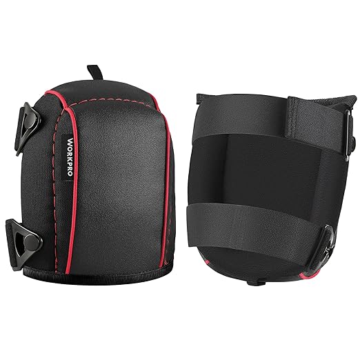 WORKPRO Garden Knee Pads For Unisex-Adult, Flooring Kneepads with Foam Padding, Comfortable Kneeling Cushion for Gardening, House Cleaning, Construction Work