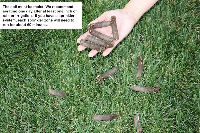 Step 'N Tilt Lawn Aerator Version 4 Kit (4.5 Inch Extra Long Coring Tines Without Container)