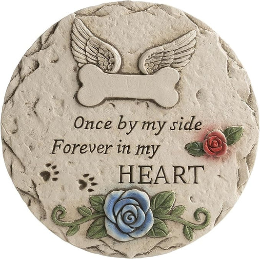 bechive Pet Memorial Stones for Loss of Dog, Memorials & Funerary Decorative Garden Stepping Stones for Outdoor, Dog Grave Headstones Marker, Pet Sympathy Bereavement Gift