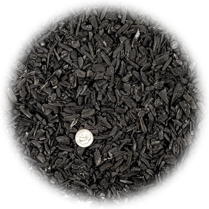 GARDENERA Horticultural Charcoal for Indoor Plants [5-Quart Bag] Black Diamond Soil Amendment for Orchids, Terrariums, and Gardening