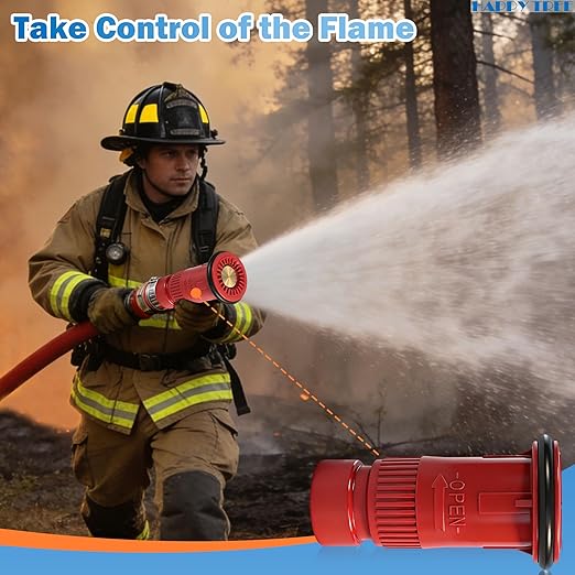 Happy Tree 1" NST / NH Fire Hose Nozzle Thermoplastic Fire Equipment 22 gpm