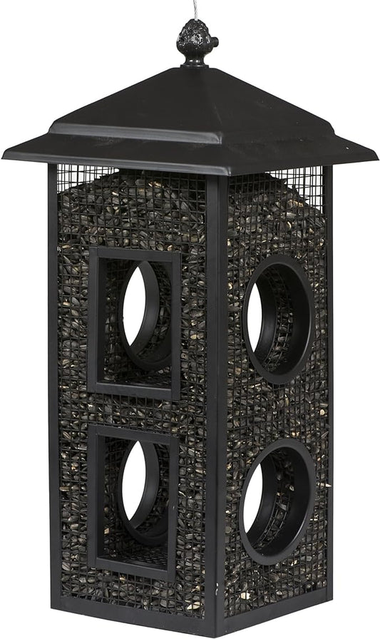 Perky-Pet Fly-Thru Wild Bird Feeder - 2 lb Capacity for Black-Oil Sunflower Seeds - Wild Bird Feeder for Outdoors - Outdoor Decor - B00303
