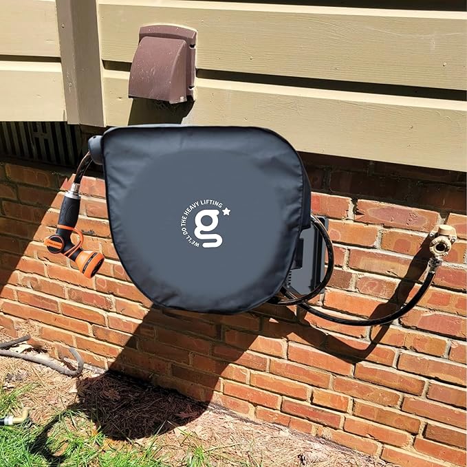 Giraffe Tools AW40 Garden Hose Reel Cover UV Resistant, Waterproof and Anti-Fading Cover for Giraffe Hose Reel