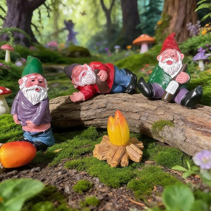 clearance—fairy garden gnomes,mini gnomes,fairy garden accessories,fairy garden,mini gnomes figurines,gnome figurines,mini gnome,small gnomes figurines,miniature garden figurines,mini resin gnomes