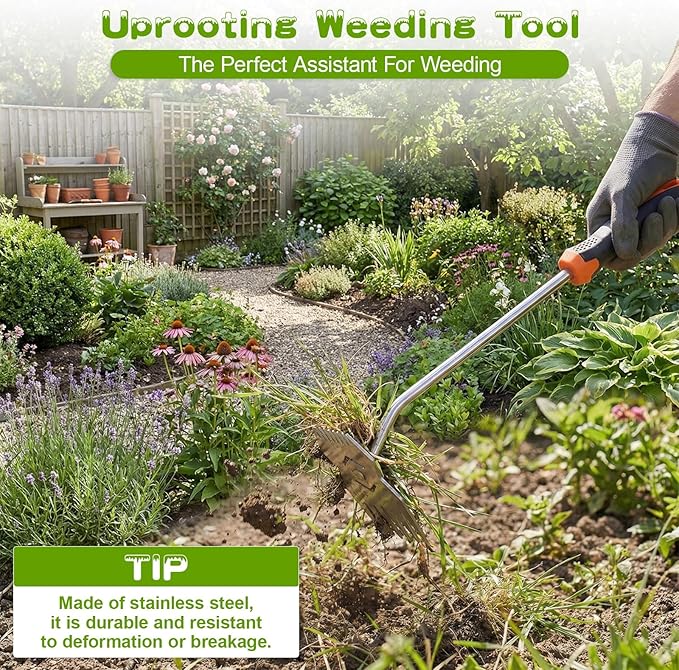 Weed puller tool,Garden tools,Portable Weeding Tool,Garden weed pulling tool,Adopt Anti slip Rubber handle,conforms to ergonomic curves,Suitable For Vegetable Cultivation And Horticulture on Farms