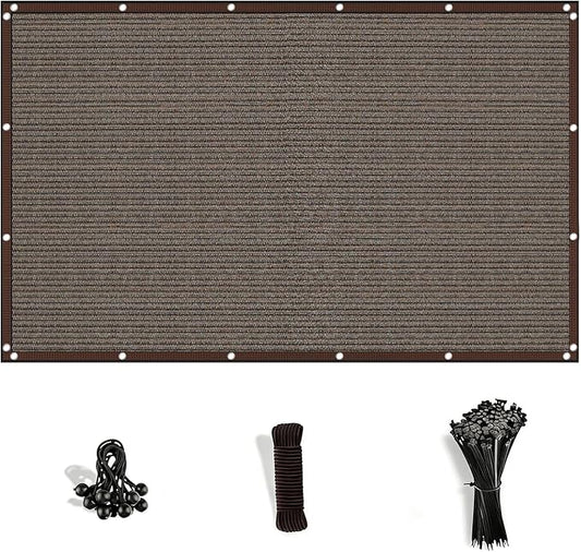Shade Cloth for Garden ，Greenhouse Plants Fence Privacy Screen s Outdoor Patio Balcony Awning mesh tarp pergola Cover Screen Porch Backyard Apartments Retractable 10FT*10FT 90%
