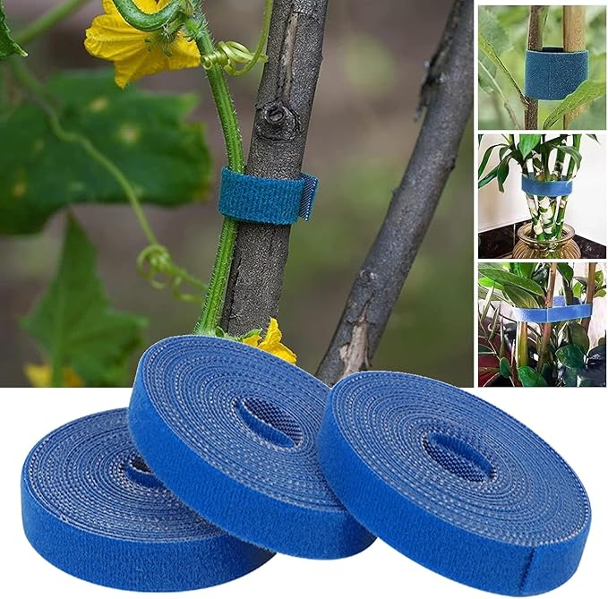 Garden Ties for Garland,Reusable and Adjustable Plant Tape,Soft Plant Supports for Effective Growing,Thicker Twist Ties for Plants Gardening,Plant Twist Tie for Plant Gardening,Home,Office