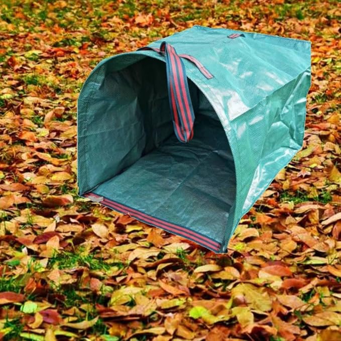 RISETEX 72 Gallon Yard Lawn Garden Bags, Large Standable Leaf Bags, Outdoor Garbage Can - Collapsible Trash Can for Parties, Yard Waste, Laundry, Camping - 1 Count