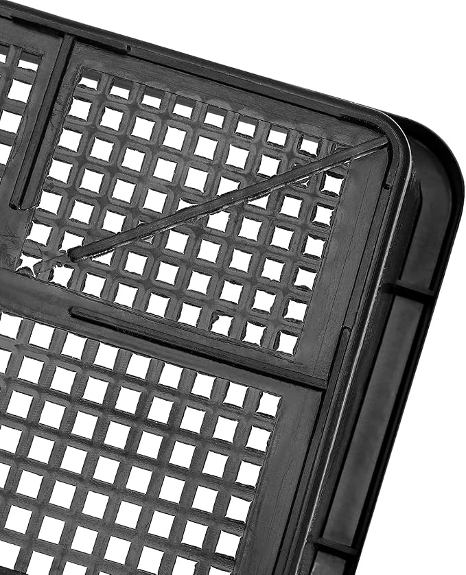 MOUYAT 14 Pack 15 x12 Inch Seed Starter Trays, Plastic Mesh Bottom Growing Trays, Plant Germination Trays for Microgreens, Soil Blocks, Wheatgrass, Hydroponic and Fodder Systems, Black