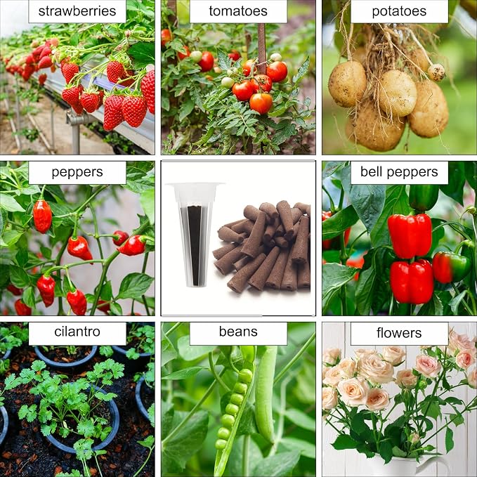 150P Grow Sponges for Hydroponics, Windspeed Grow Anything Seed Pod kit Include 50 Grow Sponges, 24 Grow Baskets, 24 Grow Domes, 50 Pod Labels, 2 Tweezers