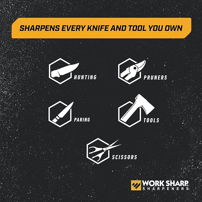 Work Sharp Handheld Pivot Pro Knife and Tool Sharpener, WSHHDPVT, Black
