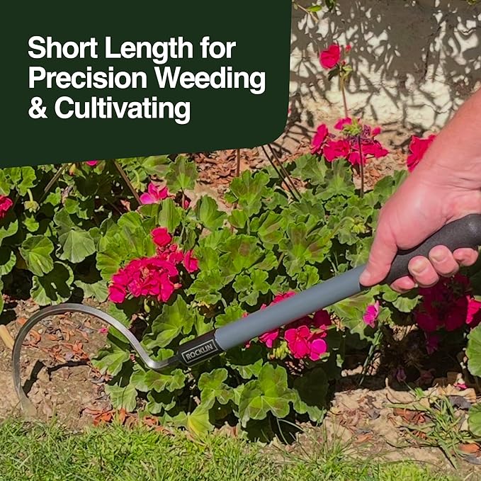 Weed Puller 3-in-1, Three Lengths (24"/40"/57"), Heavy-Duty Garden Hand Tool for Weeding, Digging & Soil Loosening, Stainless Steel Blade, Ergonomic Grip, for Dad, Husband & Men