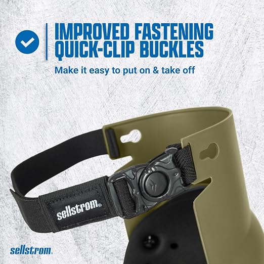 Sellstrom Ultra Flex KneePro Professional Knee Pads for Men & Women with Thick Foam Cushioning & Heavy Duty Hard Outer Shell - Adjustable Straps with Quick-Clips & Ergonomic Metal Hinges - for Construction Work, Gardening, Roofing, Flooring