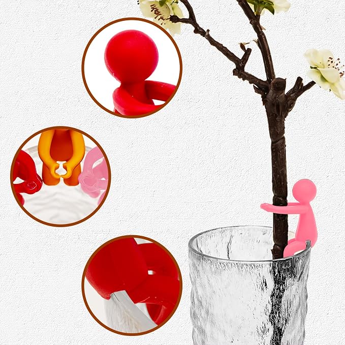 6 Pcs Plant Propagation Friends, Plant Propagation Buddy, Plant Cutting Holder for Shoots, Sprouts and Stems, Cute Plant Propagation Support Growth Tool for Indoor Garden