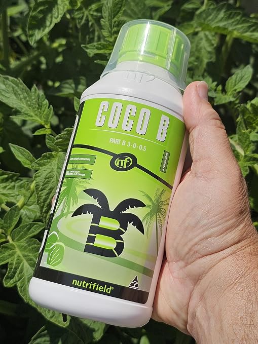Nutrifield Coco Coir Mega Brick + Coco A&B Liquid Plant Nutrients 500ml