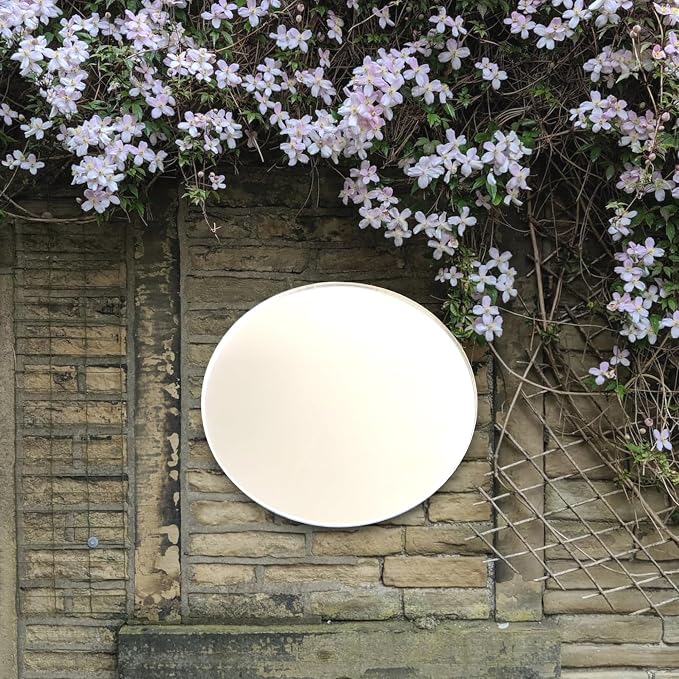 Safety Circle Garden Mirrors 40cm Diameter with Fixers