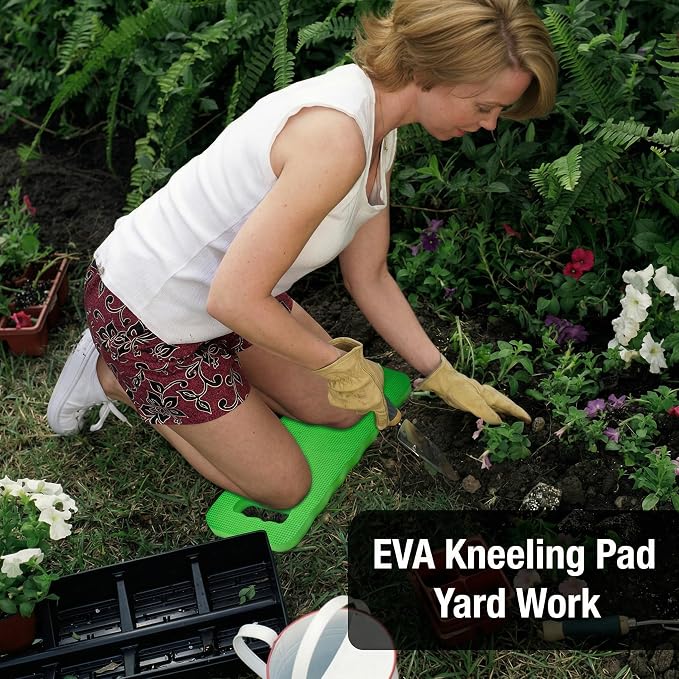 4Pcs Thick Foam Garden Kneeling Pad 16 x 7 Inches Waterproof Knee Pads for Gardening, Cushioning Kneeler Mat for Bathtub, Exercise, Yoga, Work, Cleaning Floors