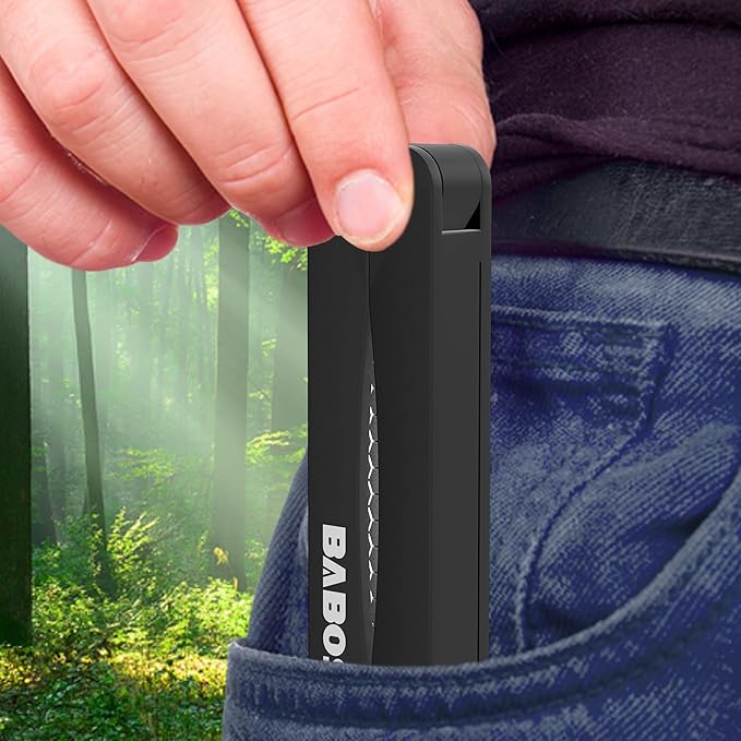 Diamond Knife Sharpener Tool, 400/1000 Grits Double Sided Diamond Sharpening Stone Tool, Manual Knife Sharpener Tool, Portable Folding Sharpening Stone for Kitchen and Outdoors - Black