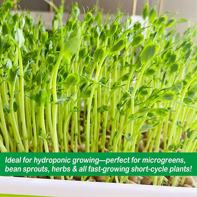 1 Roll 10" x 160" Microgreen Growing Trays Mat, Jute Fiber Grow Mats, Natural Fiber Grow Kit for Germination Tray, Perfect for Sprout Wheatgrass, Bean Sprouts, Hydroponic Seed Growing