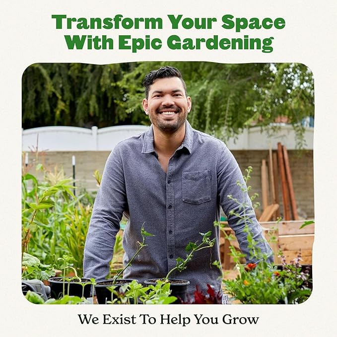 Epic Gardening Reusable Seed Starter Tray - 6 Cell/12 Seedling Starter Trays - Easy Watering, Indoor Greenhouse, Plant Starter, Gardener-Friendly for Seedlings | UV-Treated & BPA-Free - Pink