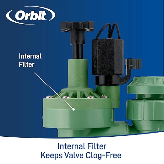 Orbit 57604 1-Inch FPT 100 Series Automatic Anti-Siphon Valve with Flow Control and 3/4-Inch Reducer