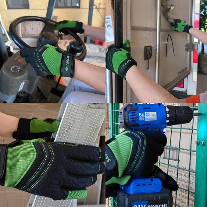 Gardening Gloves,Women Yard Work Garden Glove,Gifts | Thorn Proof,Puncture Resistant,Touchscreen,Gift,Leather,Spandex