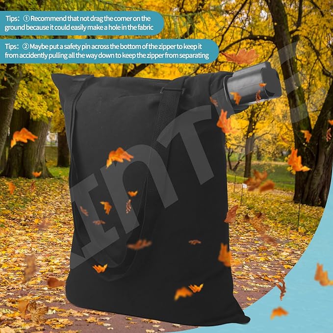 5140125-95 Leaf Blower Vacuum VAC Shoulder Bag for Black & Decker Replaces 5140117-99, Fits BV2900 BV3100, 5140117-99 Replacement Leaf Bag