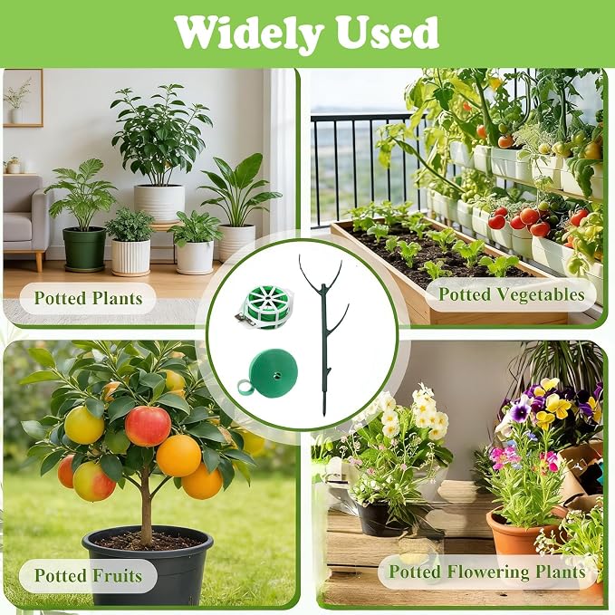 Stackable Monstera Moss Pole - 5 PCS Coir Plant Support Stakes for Indoor Plants, Bendable Totem Pole for Climbing Vines, Money Plant | Durable Indoor Plant Stakes (5 Pack)