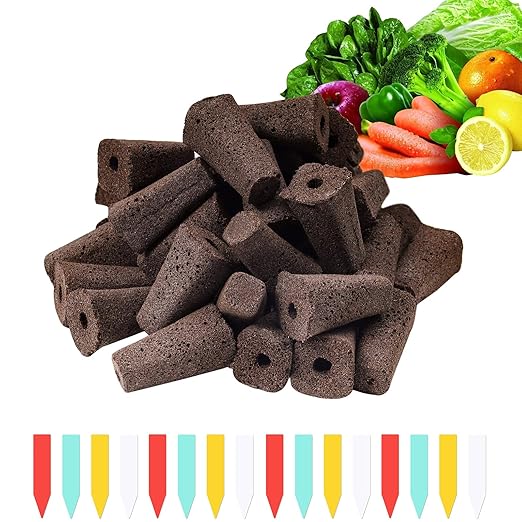 YBB 50 PCS Hydroponic Seed Pods Growth Sponges, Plant Starter Pods, Compatible with IDOO, QYO, LYKO Hydroponics Garden Growing System with Plant Labels (Square)