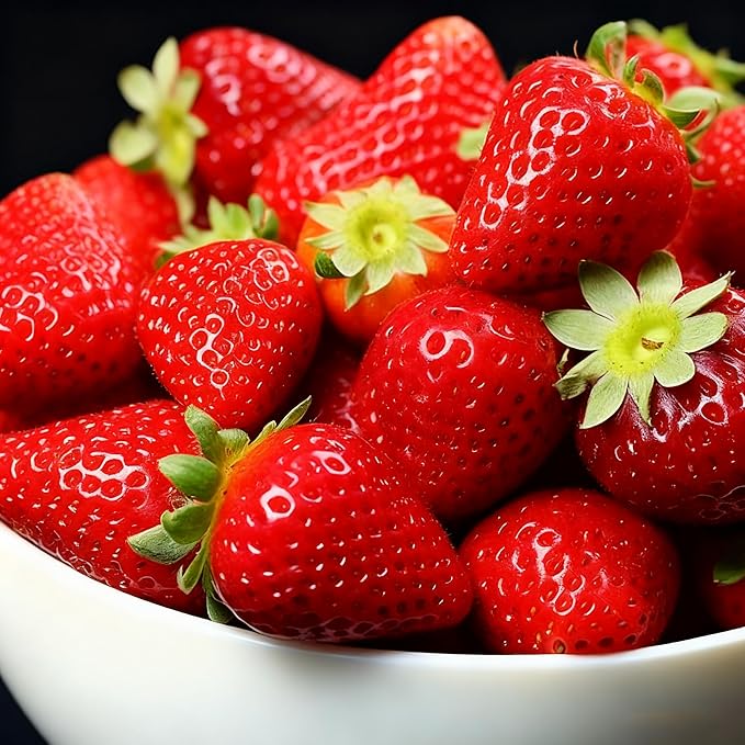 1500+ Fruit Tree Seeds Mixed for Planting, 6 Varieties, 400 Strawberry 200 Blueberry 300 Raspberry 300 Mulberry 200 Cranberry 20 Cherry, Non-GMO Heirloom Seed for Garden Outdoor