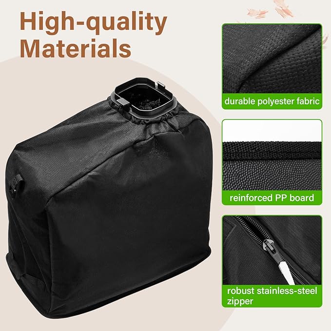 Leaf Bag Replacement Compatible with Ryobi Vacuum - RY40405 RY40405VNM 40V Vac Attack Leaf Blower Vacuum Mulcher, Replaces for Ryobi Part # 205110001