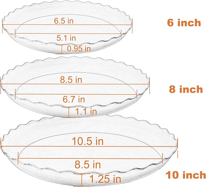12 Pack of 6 8 10 inch Plant Saucer, Heavy Sturdy Plant Drainage Tray for Indoors, Sturdy Plastic Plant Plate Water Catcher for Planter(Black)