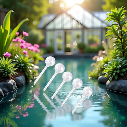 4 Pcs Clear Automatic Watering Device Globes Vacation Houseplant Pot Waterer Flower Water Watering Plant Container Accessories