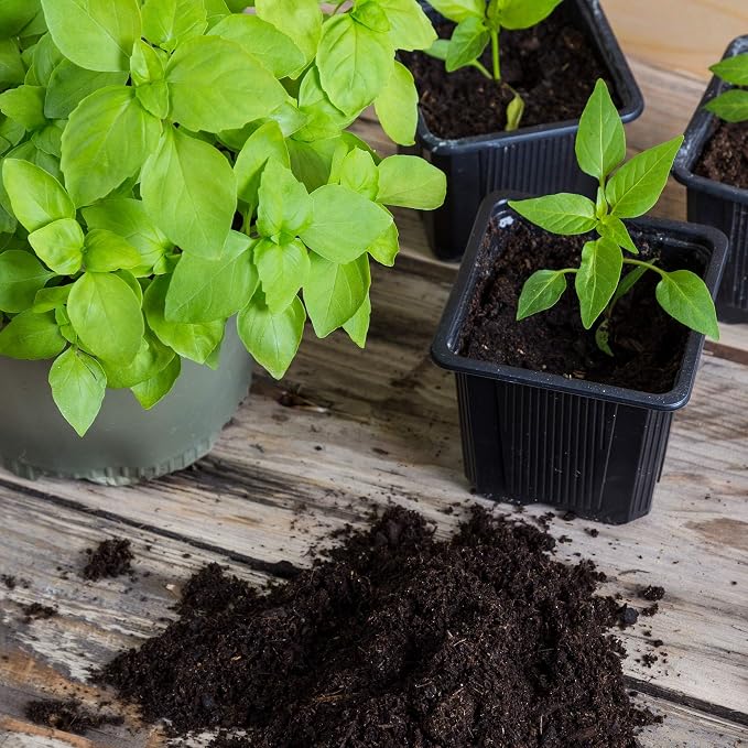 Minute Soil - Compressed Coco Coir Fiber Grow Medium 80mm x 15mm - 14 oz (4 Packs)