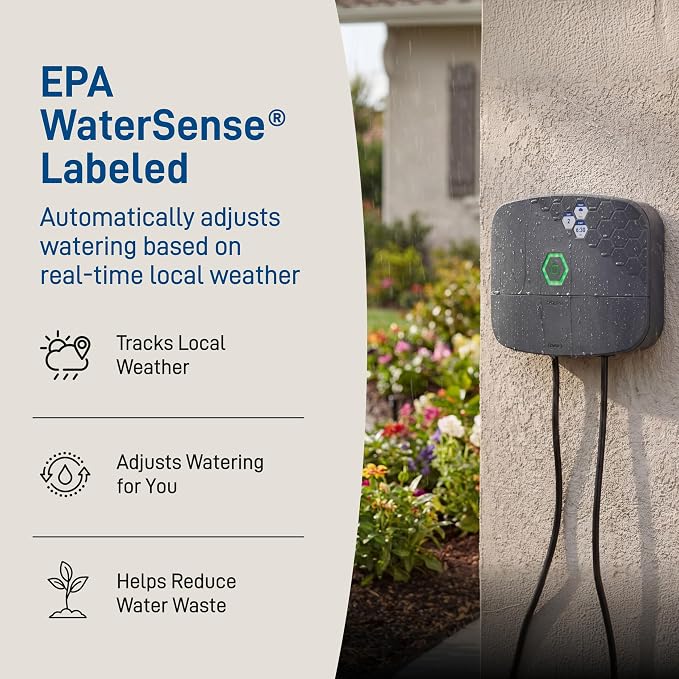 Orbit B-hyve XR Smart Sprinkler Timer - 16-Zone - WiFi-Enabled Indoor/Outdoor Irrigation Controller - App Control - Weatherproof Watering System - Multi Zone - Custom Programs - 57995