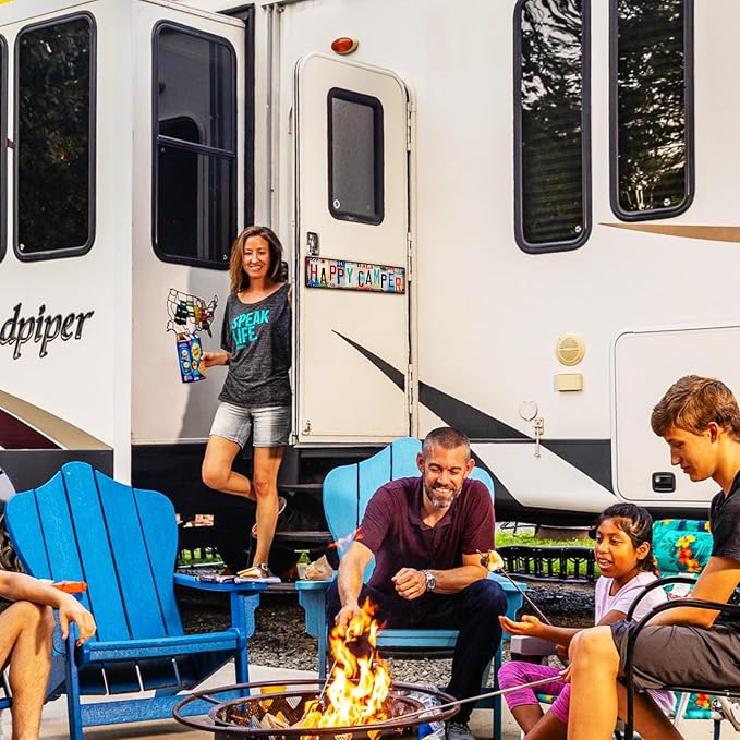 Camping Essentials Gear RV Accessories for Inside Camper Decor Must Haves Funny Stuff Cool Gifts for Men Travel Trailers Bedroom Wall Art