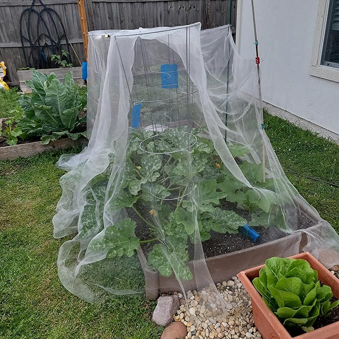 GonLei Garden Netting 10 X 100 FT Ultra Fine Netting for Garden Protection,Garden Netting for Raised Beds,Mosquito Net for Blueberry Shrubs Vegetables Fruits Flowers Crops Pest Barrier