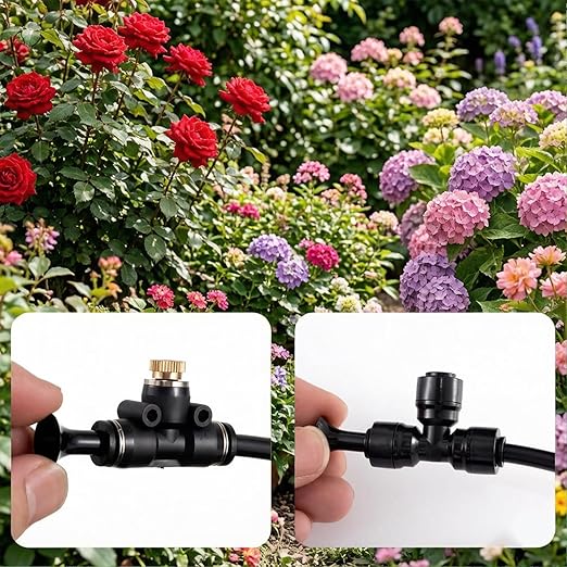 Heavy‑Duty 1/4" End Plugs, Leak‑Free End Cap Fittings for Quick Connect Drip Irrigation Tee Connectors, Greenhouse Irrigation Supplies
