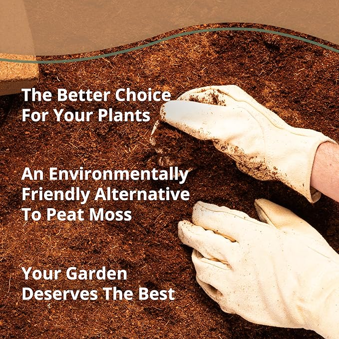 Coco Bliss (10lbs) + Worm Bliss (2 Gallons) - Coco Coir Brick & Organic Worm Castings for Plants - Coco Coir for Plants - Earthworm Castings Worm Fertilizer - Organic Garden Soil & Potting Soil Mix