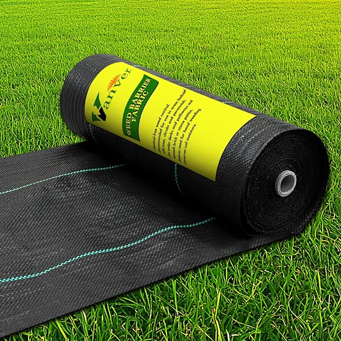 Weed Barrier Landscape Fabric Heavy Duty,2.8FT x 100FT Premium Garden Weed Blocker Fabric for Weed Control, Plastic Ground Cover with Woven Weed Cloth,Durable Landscaping Fabric