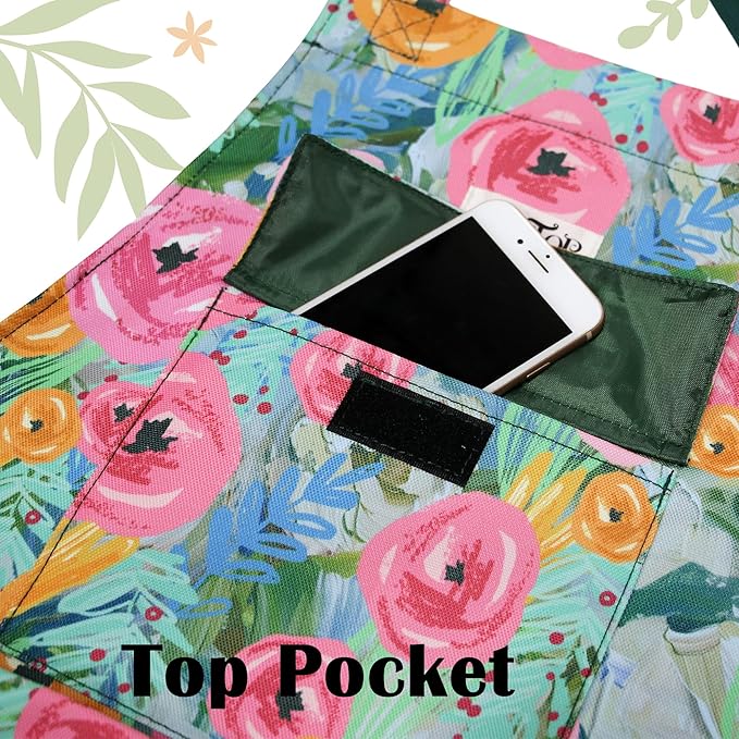 Garden Harvest Apron for Women, Fruit Picking Apron with Quick Release Bottom