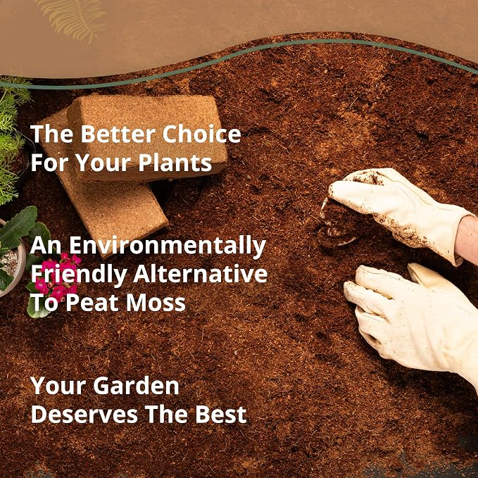 Coco Bliss 650gm Bricks (10-Pack) + Vermiculite Bliss (16 Qts) - Organic Coco Coir for Plants & Vermiculite for Gardening - Cocopeat Coconut Soil - Coconut Coir for Plants - Garden Soil Potting Mix
