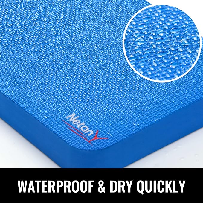 NETANY Extra Thick Kneeling Pad for Gardening, Comfortable Knee Pad Cushion, Extra Large Foam Kneeler Mat for Gardening, Baby Bath, Work, Exercise & Yoga, Mechanic, 17.8 x 11 x 1.5 in, Blue